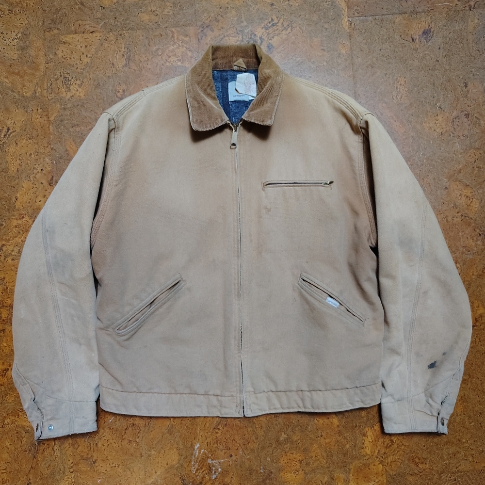 Vintage 90s Carhartt Detroit Style Jacket Size 44 Large